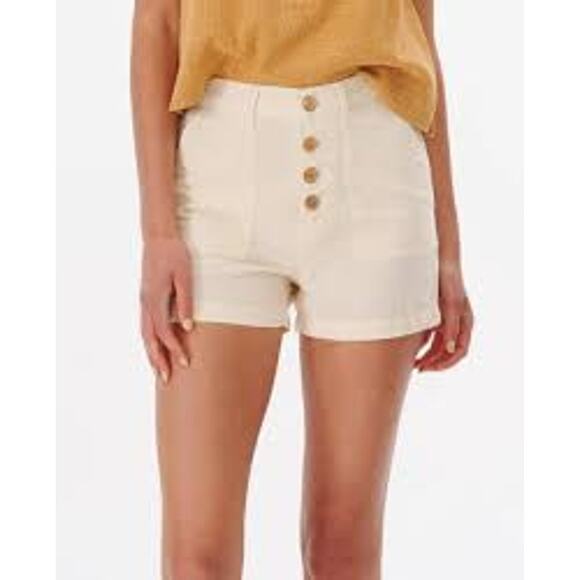 RIP CURL Walk Shorts Lightweight Linen Breezy Button XL VACATION TRAVEL BEACH - Picture 1 of 9